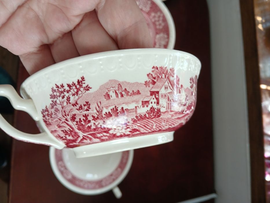 Villeroy Boch rusticana 3 bulionówki ze spodkami