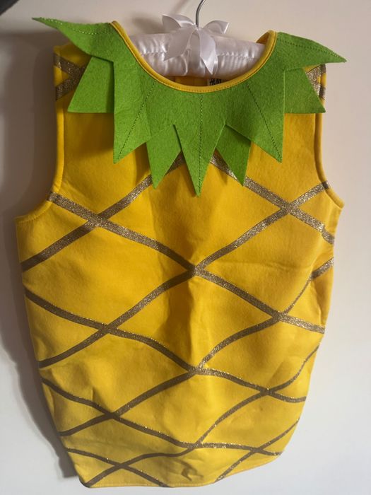 Fato carnaval criança 3-6 anos Ananás