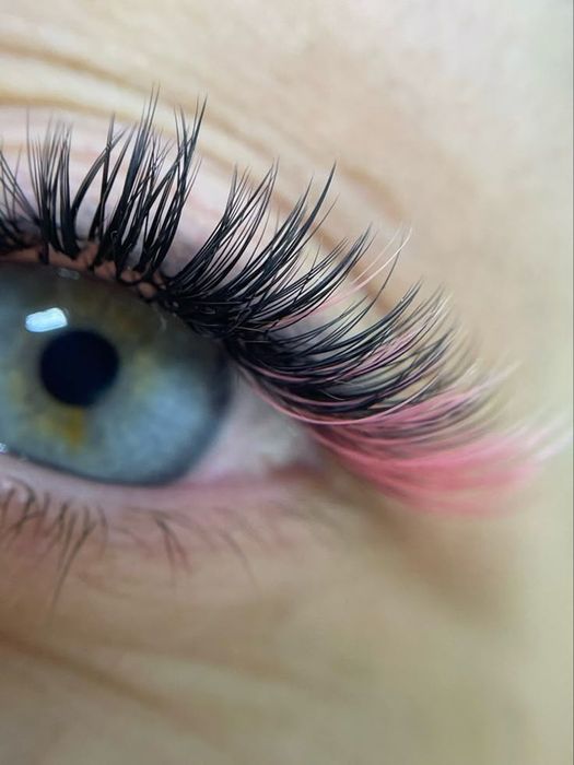 5 Caixas de pestanas rosa para extensão de pestanas