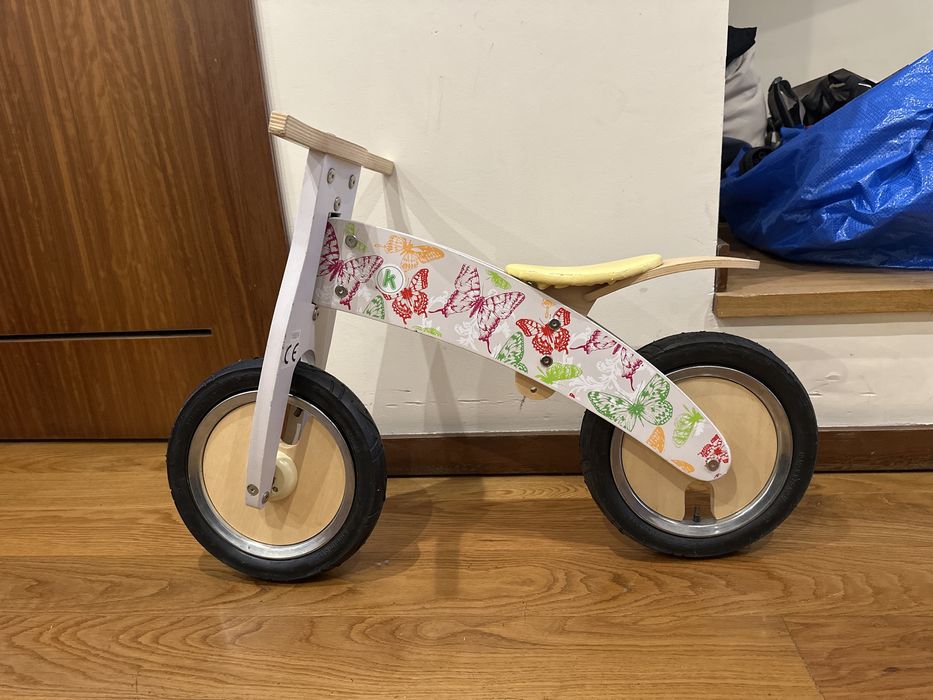 Bicicleta de Equilíbrio Infantil em Madeira