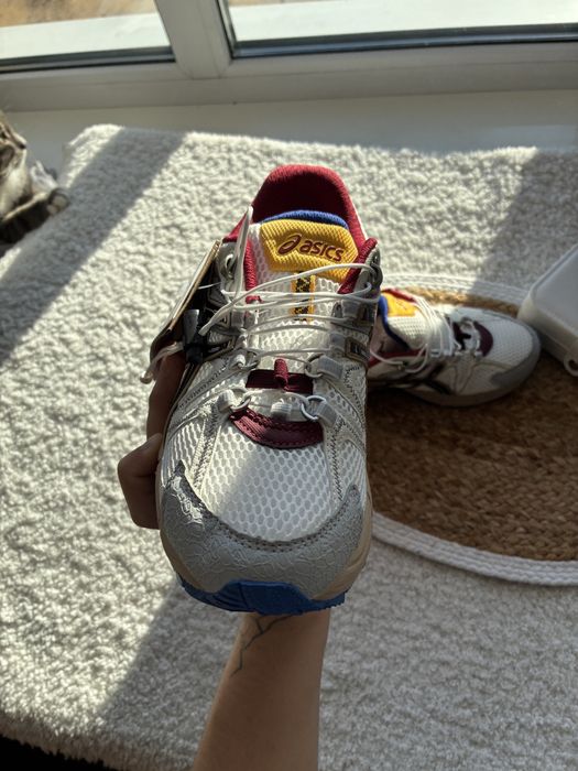 41, 42 розмір Кросівки чоловічі білі асікс гель кахана весна asics