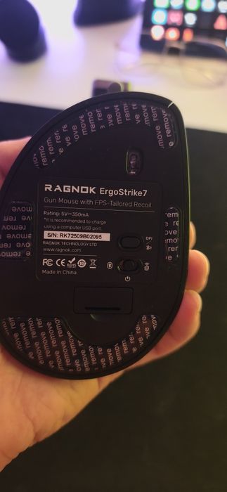 Ragnok ErgoStrike7 (gun mouse)