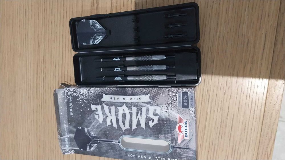 Dardos Bull's Smoke Silver Ash 90% Tungsténio