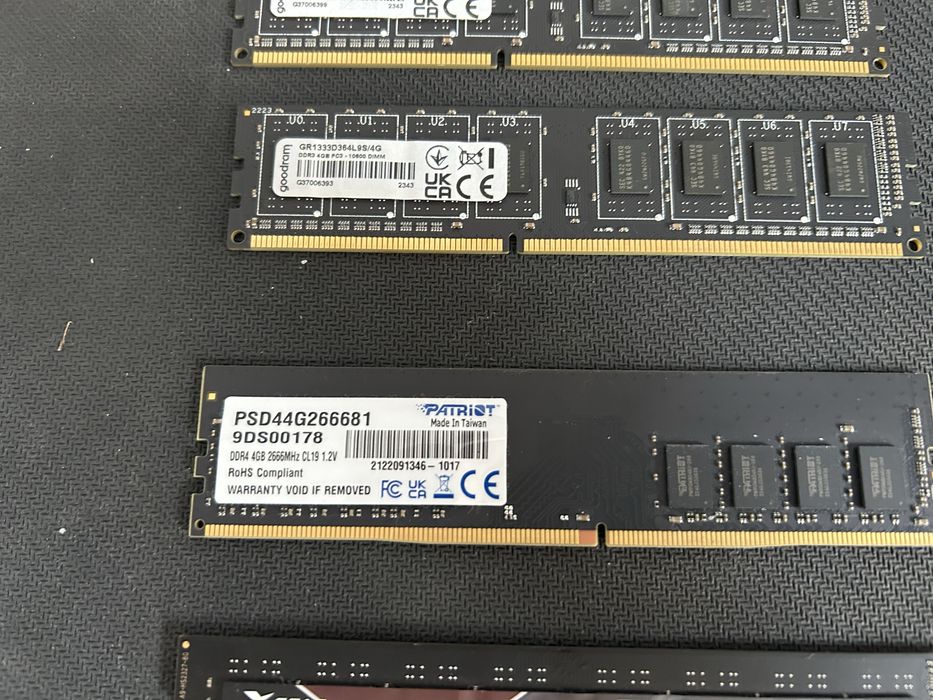 Sprzedam ram ddr3 ddr4