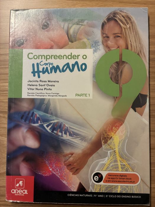 Livros de Ciências Naturais e Geografia do 9° ano