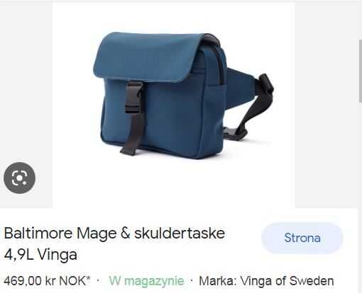 nerka , saszetka, torba, torebka  około 4,5l