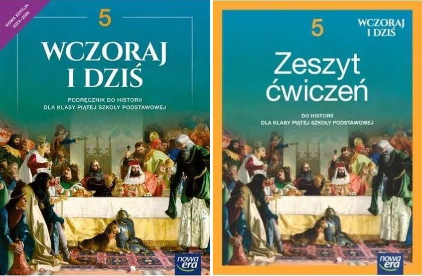 Wczoraj I Dziś 5 Podręcznik + Ćwiczenia Neon Nowa Era