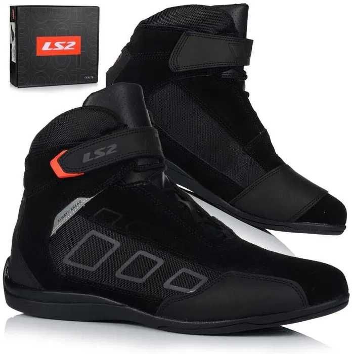 NOWE !!! BUTY Motocyklowe  LS2 DARDO BLACK  MĘSKIE Wentylowane