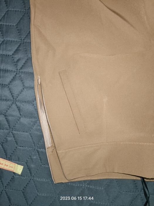 Брюки укороченные, с высокой посадкой,новые, р. S(44)