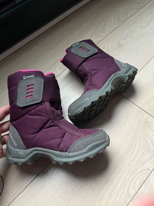 Śniegowce 29 fioletowe Decathlon