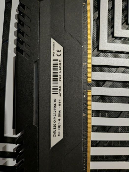 Pamięć RAM 32Gb ddr4 Corsair 2666MT  CL 16 (2x16gb)