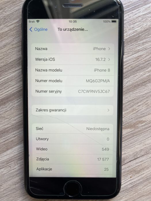 iPhone 8 64GB bateria 100%