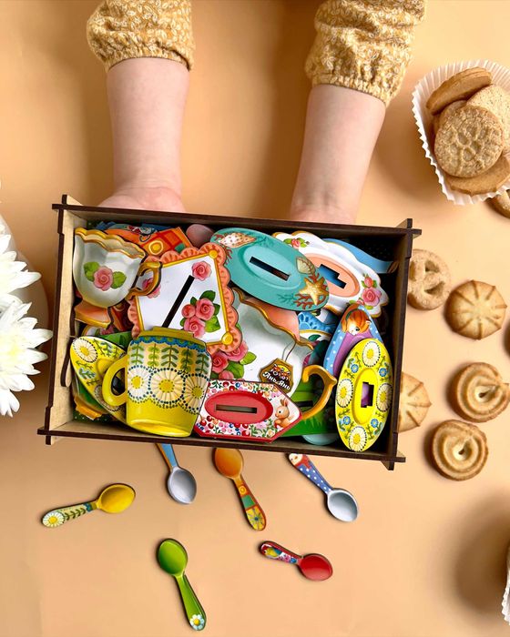 Drewniana 3D Gra «Wesoła kawka»