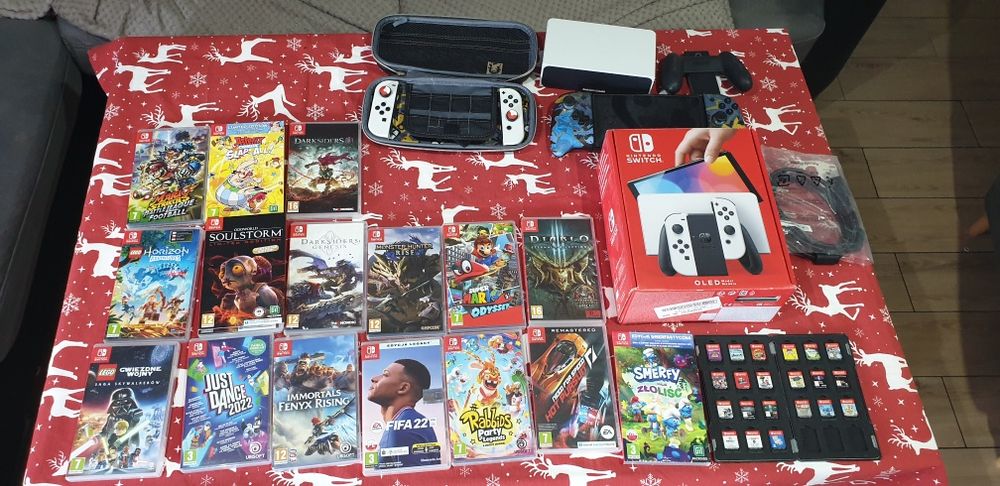 Nintendo switch oled zestaw