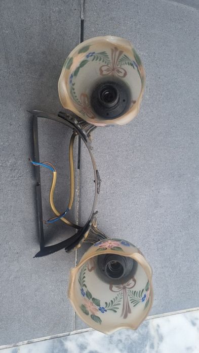 Conjunto Aplique parede + Aplique teto Vintage