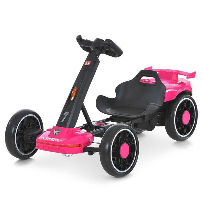 Дитячий електро карт картинг Bambi Пульт,світло,музика,складний до30кг