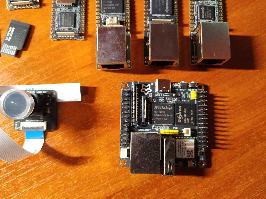 Микроконтроллер Luckfox Pico Plus Mini WiFi RTL8723 Cam SC3336 MIS5001