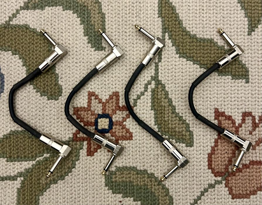 Pro snake Patch Angled Jack 0,15 m cabo para pedais