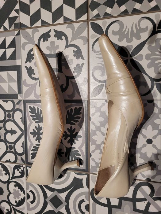 Buty skórzane ślubne roz 40