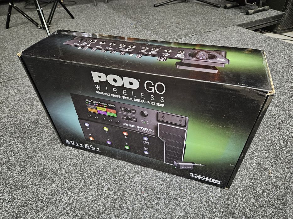 Line 6 pod go WIRELESS техническое состояние нового гитарный процессор