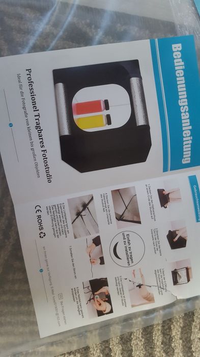 Fotostudio ciemnia foto budka 60x60x60