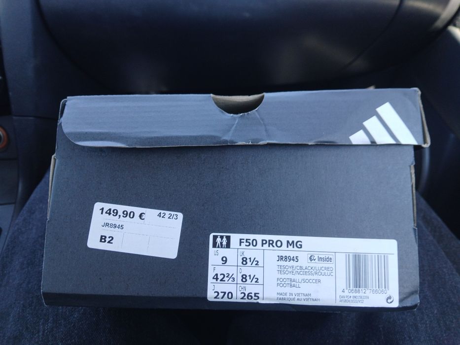 Chuteiras Adidas F50 Pro MG – Tamanho 42 2/3 (Como Novas) Aceito trocas por trotinete eletrica  e preço