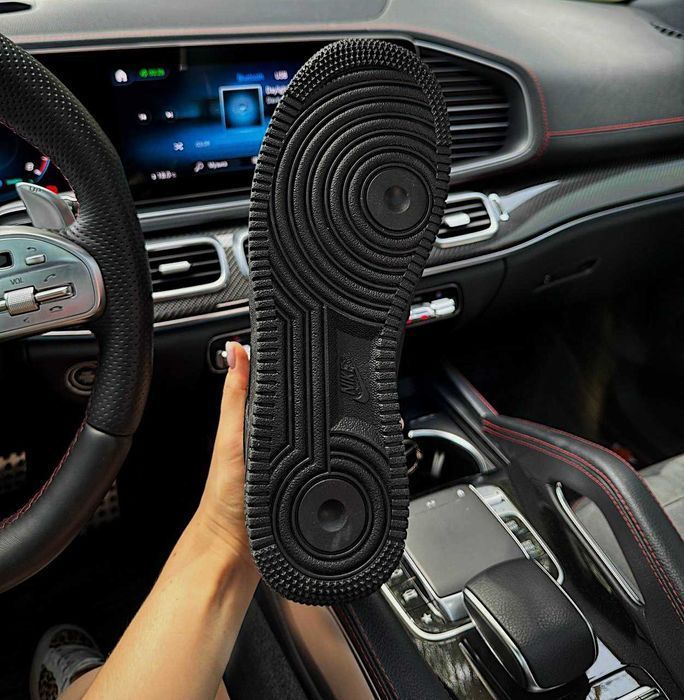 Мужские кроссовки Nike Air Force 1 Full Black. Размеры 40-45 v3