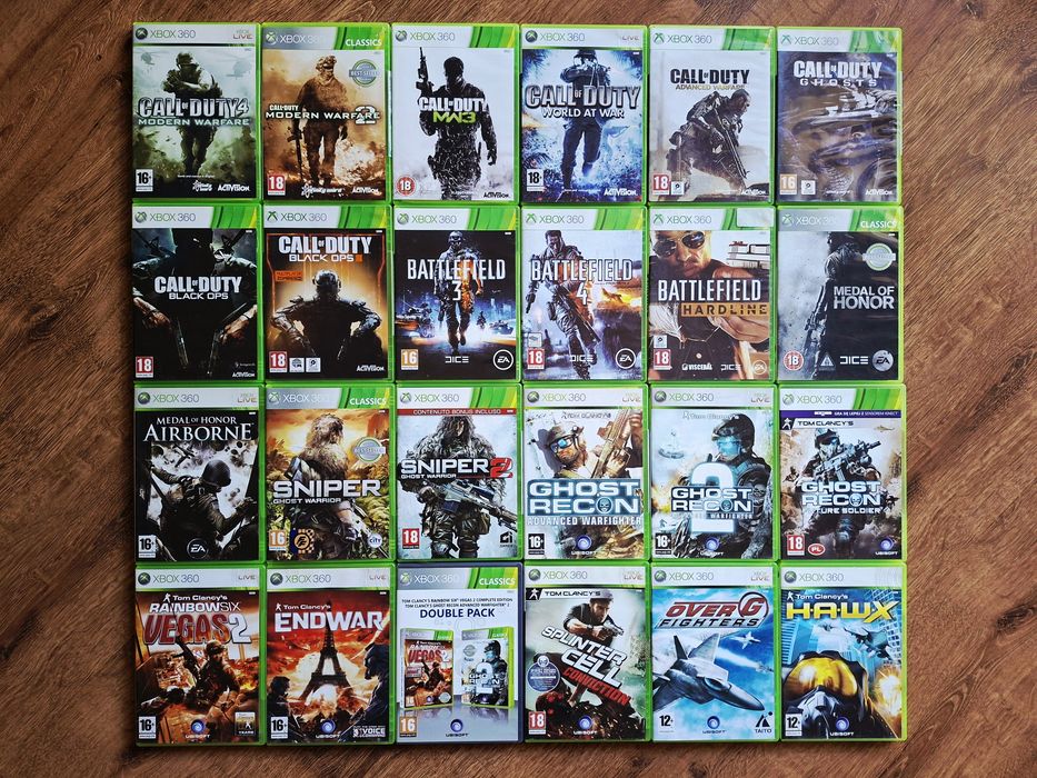 Gry XboX 360 Kinect Lego Dla Dzieci Samochodowe Sportowe Fifa Strzelanki Inne