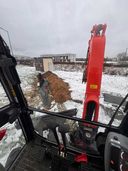 Usługi minikoparką