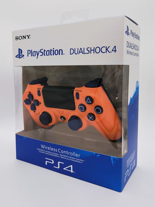 KONTROLER/PAD nowy do Sony Playstation 4/PS4, kolor pomarańcza-granat