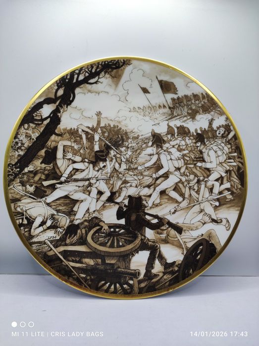 Prato de coleção Tempos de Bravura, Batalha do Vimeiro 1808