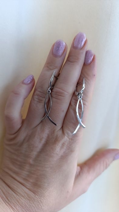 Сережки срібні англійська застібка