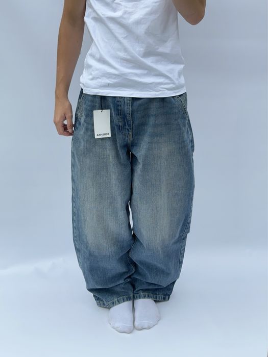 Широкі Джинси Bershka Skater Jeans Бершка Скейтер Супер Беггі Baggy