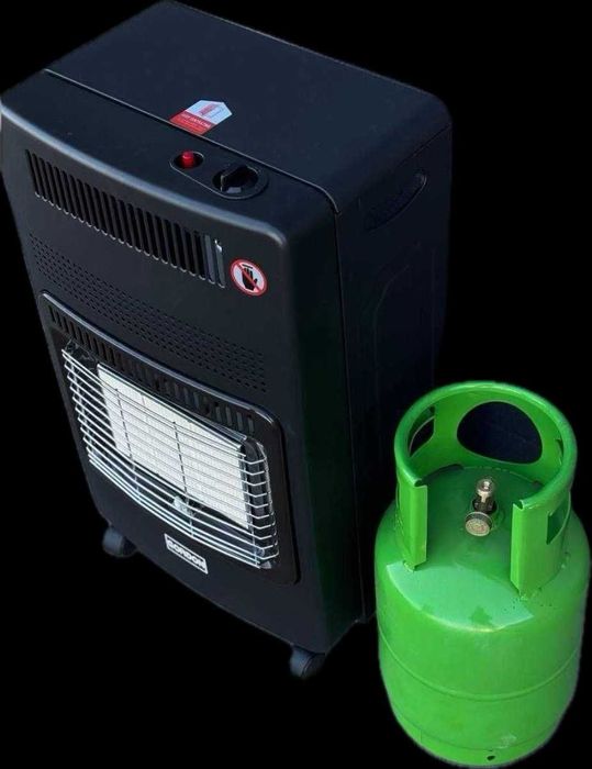 Газовий портативний обігрівач 2400-w в комплекті