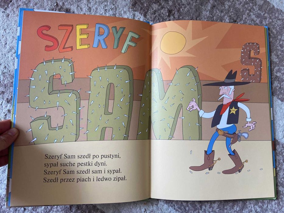 Książka dla dzieci, łamańce językowe, Wyrewolwerowany rewolwerowiec