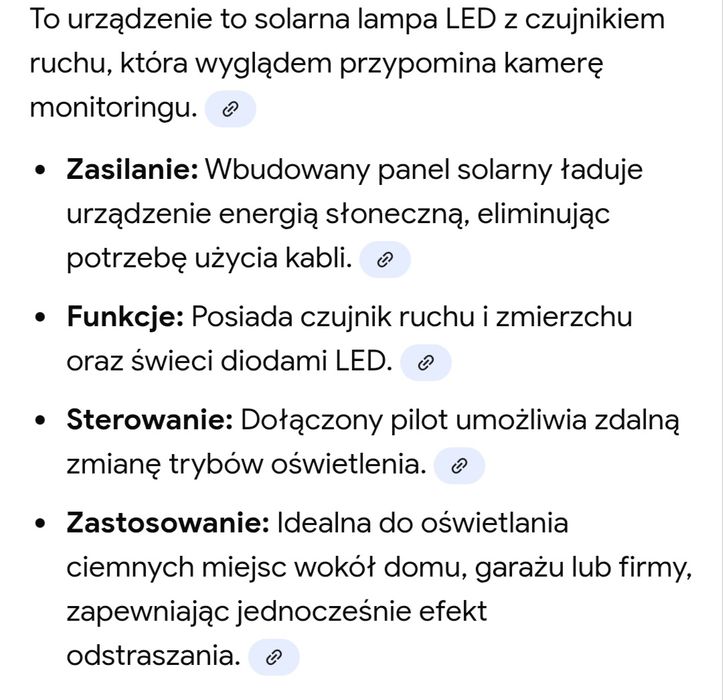 Lampa solarna LED