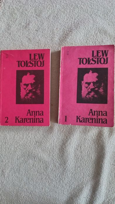 Książka Anna Karenina Lew Tołstoj dwa tomy