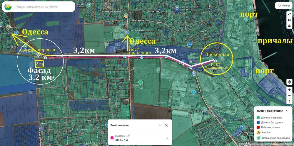Фасад. на порт Черноморск (Ильичевск) Молодёжное