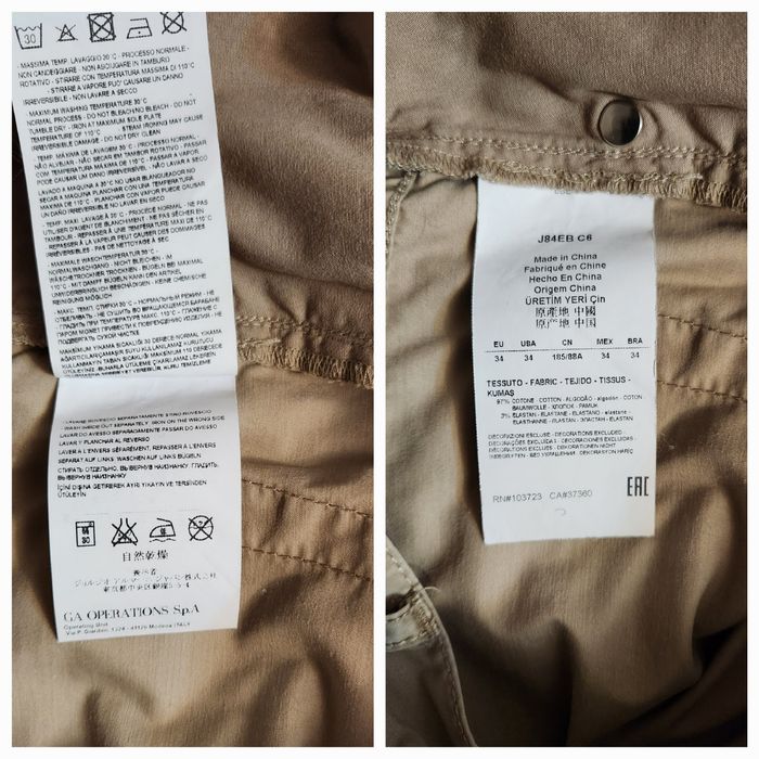 Штани (chinos) Armani Jeans,  розмір M