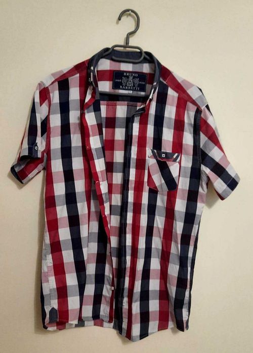 Shirt, koszula w kratę, na krótki rękaw – Bruno Barbetti