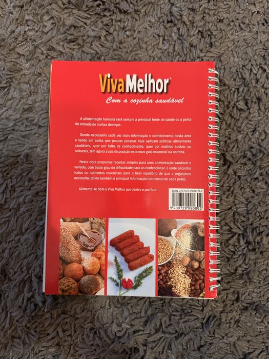 Livro de receitas Viva Melhor