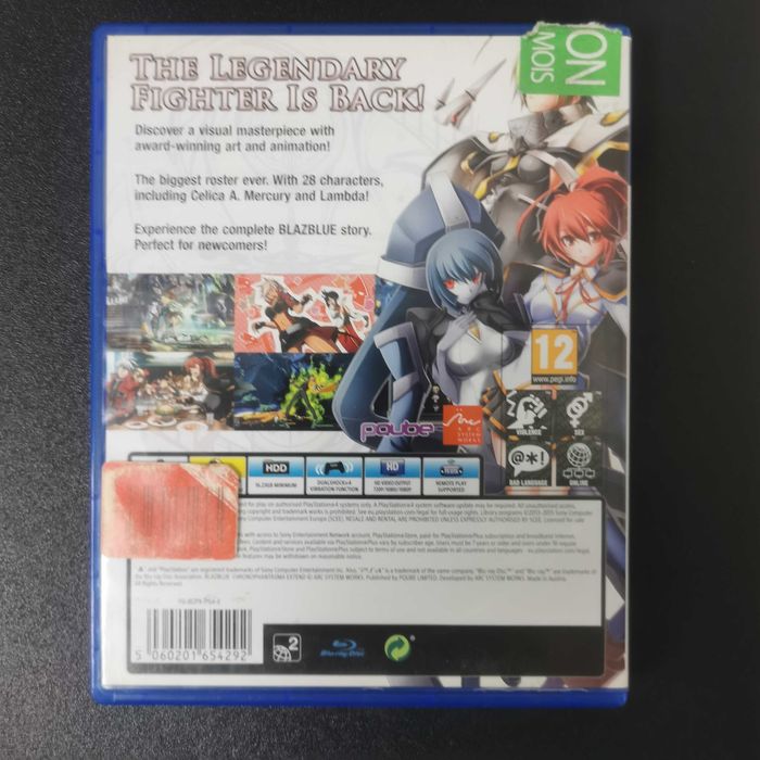 Jogo Blazblue - Chronophantasma Extend PS4