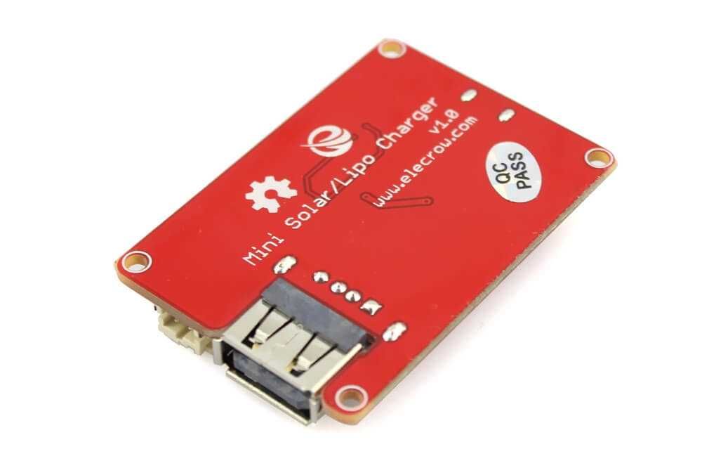 Lipo, Liion 4.2В контролер сонячної панелі (міні сонячна зарядка).