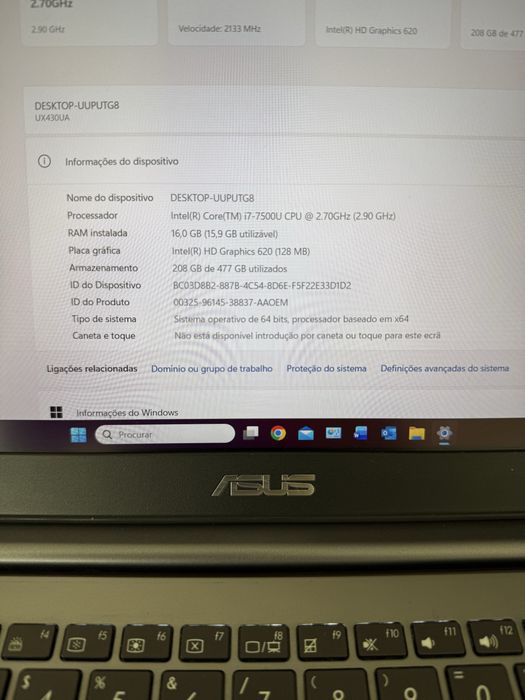Computador Portatil Asus Zenbook UX430U i7