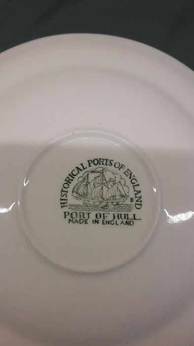 Mały talerzyk zielony Made in England