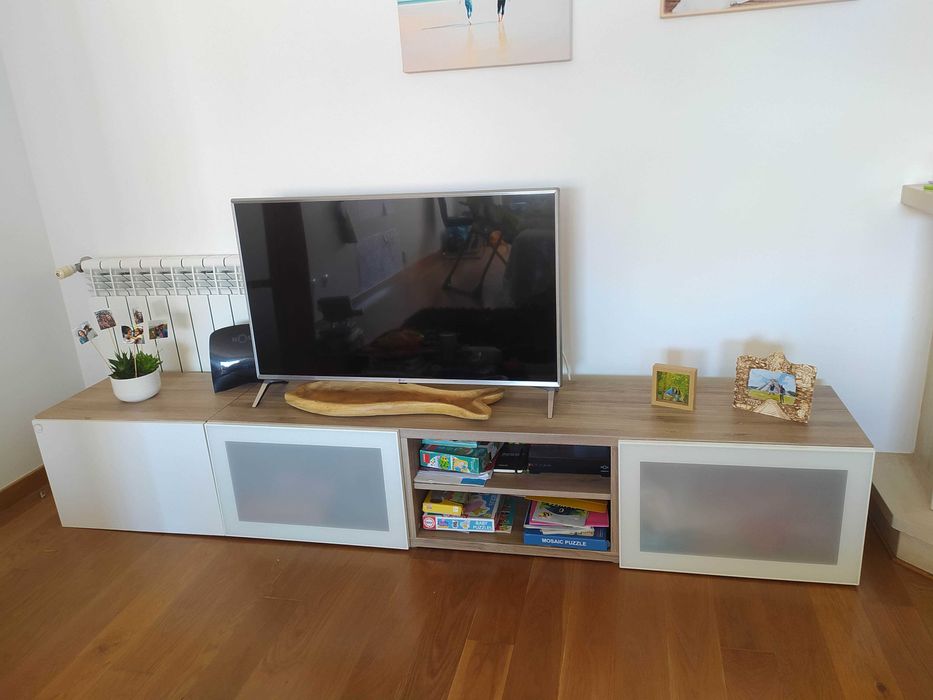 moveis sala ikea besta conjunto