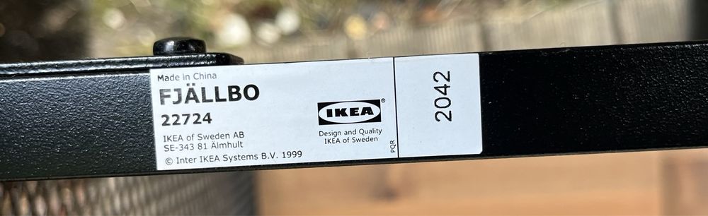 IKEA FJÄLLBO stolik na laptop / konsola / biurko 100×36 cm (nr 303.397.35)