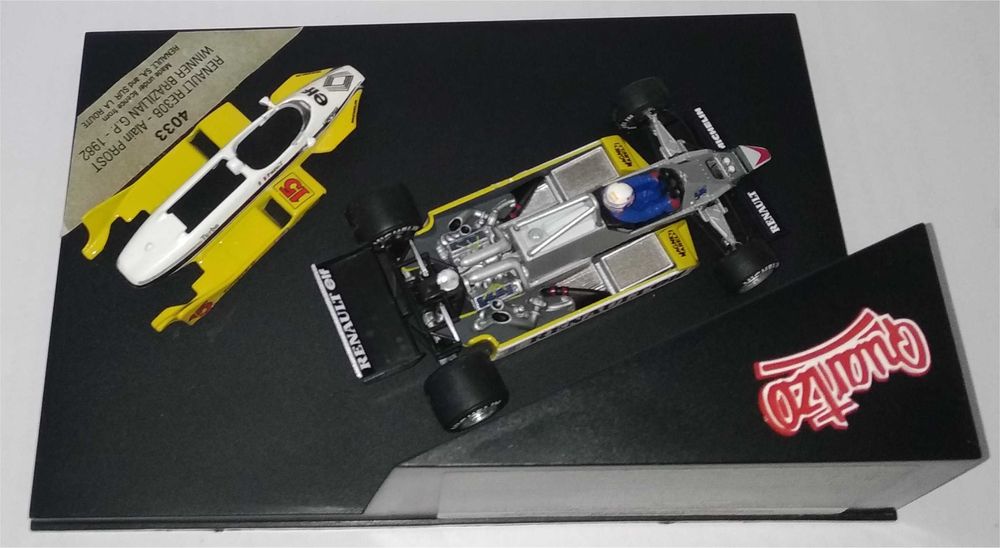 Quartzo - Renault RE30B - Vencedor GP do Brasil 1982 - Alain Prost