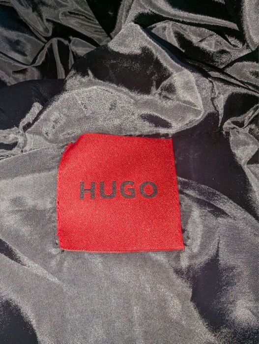 ЦЕНА БЫЛА 3900! Мужская куртка HUGO BOSS пуховик черный Хьюго зима топ