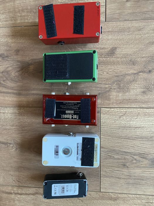 Pedais de guitarra JHS, Maxon, Fulltone, TC electronics - como novos